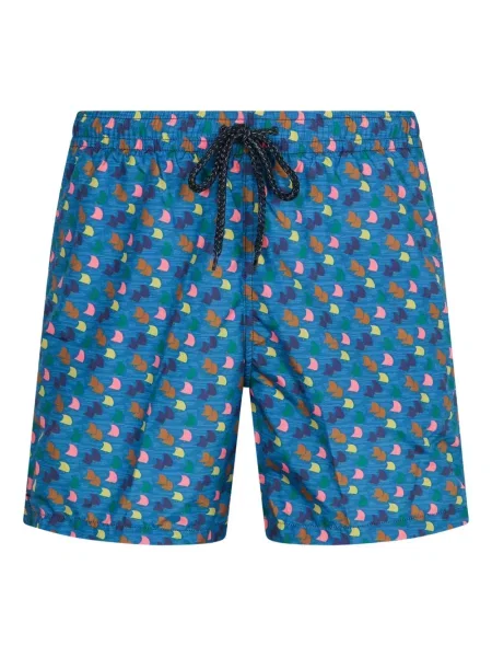 Slip de baie Drumohr cu imagine albastru