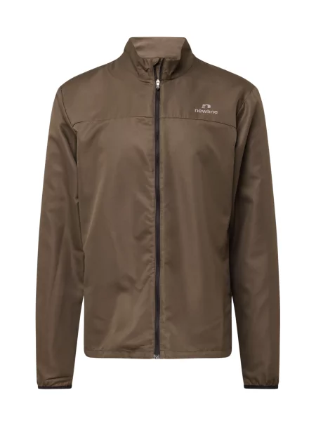 Newline Športová mikina so / hnedá béžová