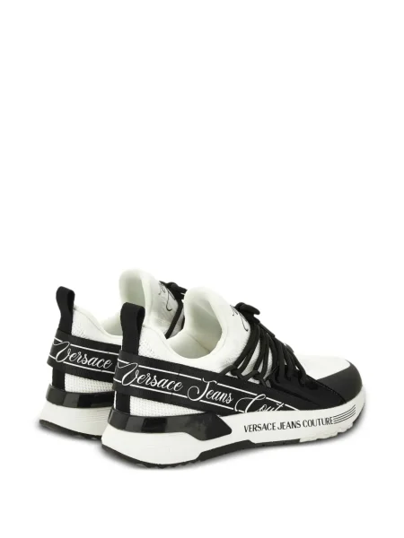 Sneakerși Versace Jeans Couture cu șireturi din dantelă alb