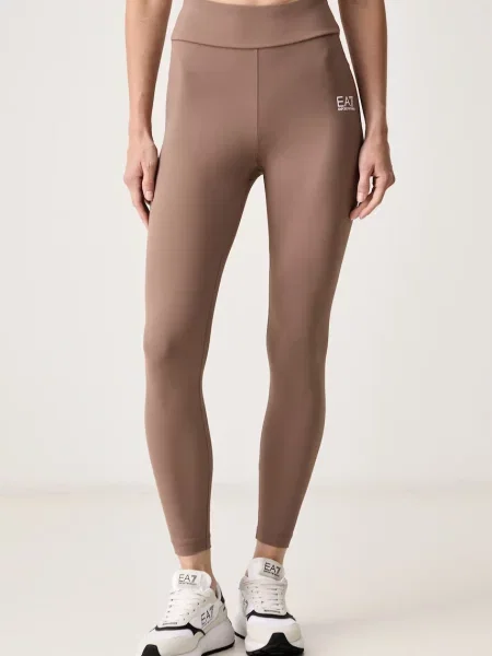 Pantaloni sport Ea7 Emporio Armani maro