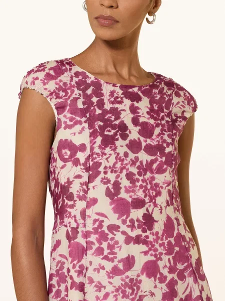 S Max Mara Sukienka Peonie rot