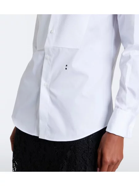 Cămașă Fendi din poplin alb