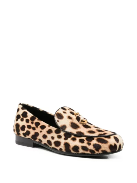 Pantofi loafer Tory Burch cu imagine cu model leopard