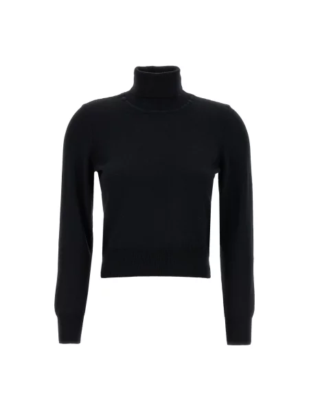 Sweter z golfem Antonino Valenti wełniany czarny