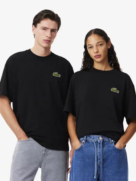 Жіноча Футболка Lacoste чорний