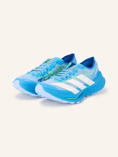 Adidas Terrex Běžecké Trailové Boty Terrex Agravic Speed Ultra 2 modrá / neonově zelená bílá