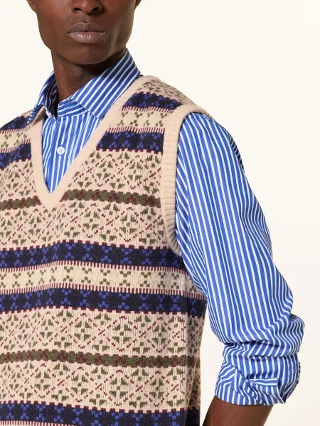 Strokesman's Bezrękawnik beige beżowa