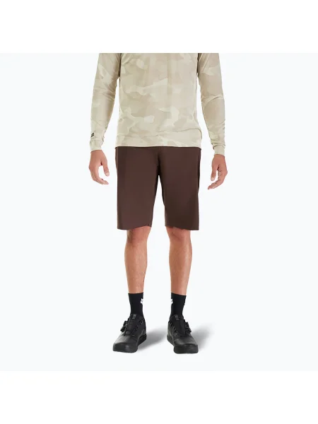 Pantaloni scurți de ciclism Fox Racing Ranger cocoa pentru bărbați