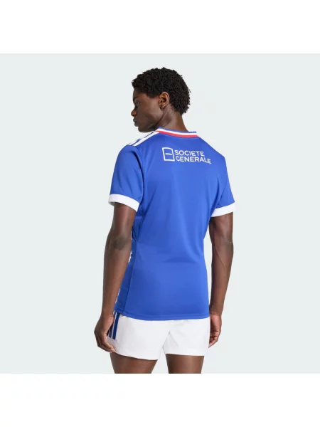 Koszulka France Rugby Performance fit niebieska