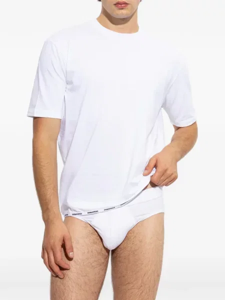 Tricou Dsquared2 cu autograf alb