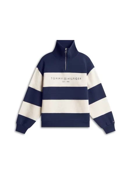 TOMMY HILFIGER Mikina krémová / námornícka modrá