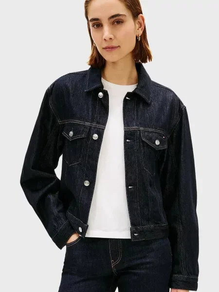 Джинсова куртка Tommy Hilfiger синя