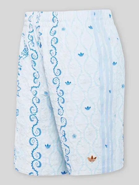 Szorty o kroju relaxed fit z seersucker Adidas Originals