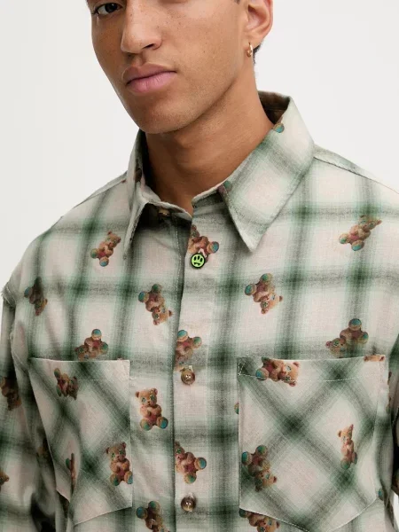 Сорочка Barrow relaxed класичний комір зелений