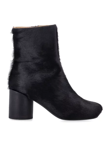 Botki Mm6 Maison Margiela skórzane czarne