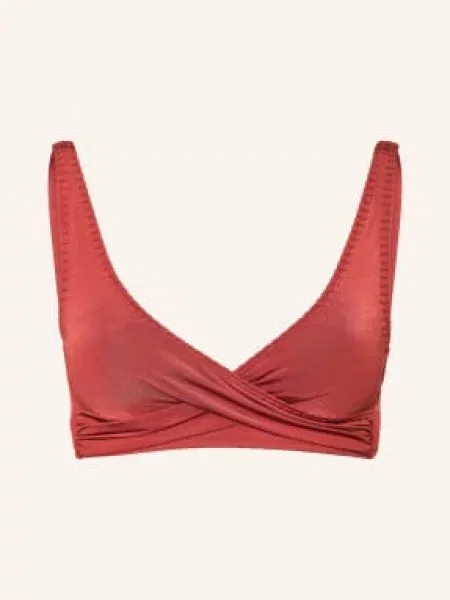 Watercult Góra Bikini Typu Bustier Crafted Essentials O Wyglądzie Kopertowym rot