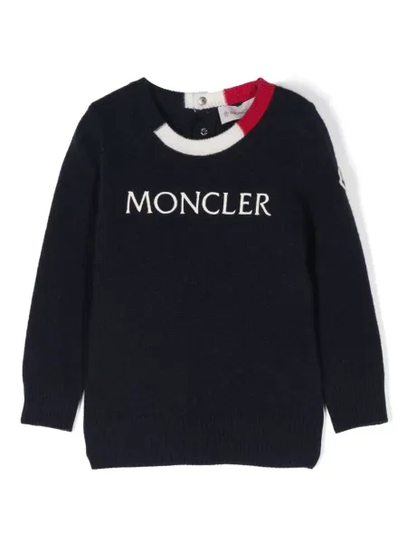 Sweter dziecięcy Moncler Enfant niebieski