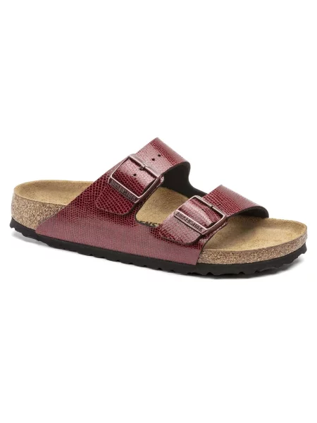 Klapki Birkenstock Arizona BS regular Birko-flor czerwone