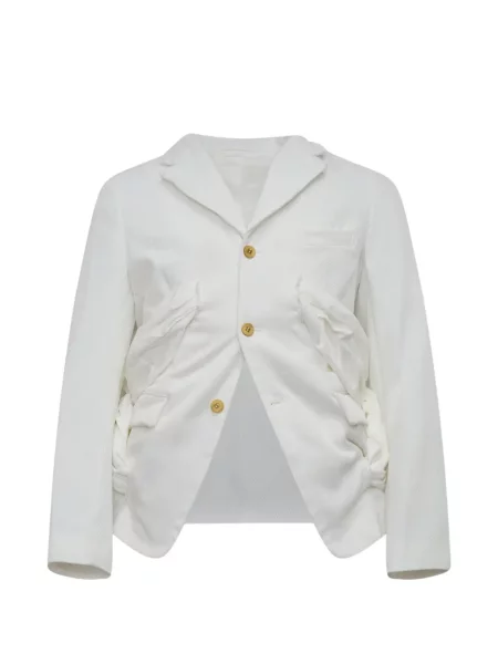 Sacou Comme Des Garcons Homme Plus cu volane alb