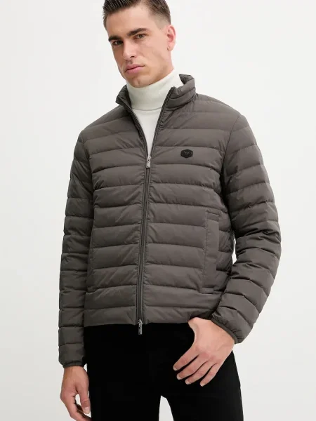 Emporio Armani пухено яке кафяво