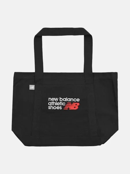 Сумка шоппер New Balance из канваса черная