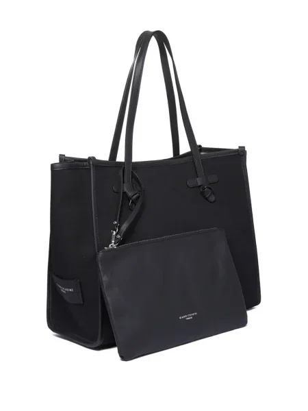 Geantă shopper Gianni Chiarini din piele negru