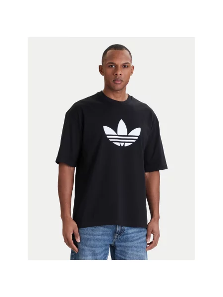 Adidas Футболка adicolor Trefoil Loose Fit чорний