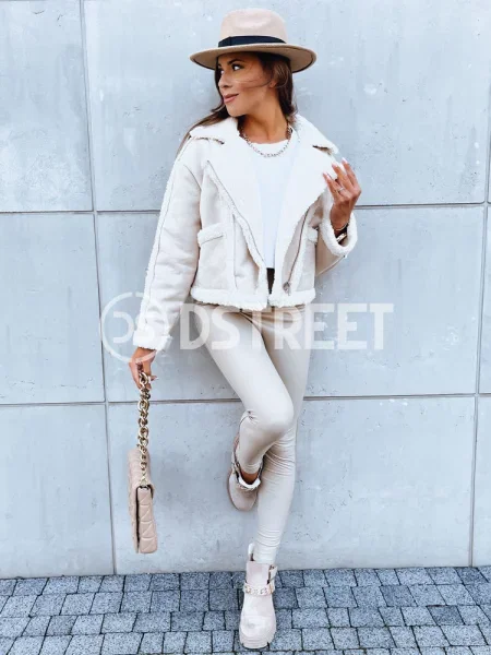 Geanta de piele Dstreet alb