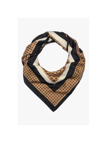 Картата хустка Estro чорна