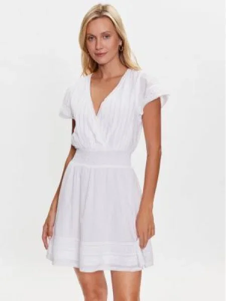 Pepe Jeans Rochie de zi Poete Regular Fit alb