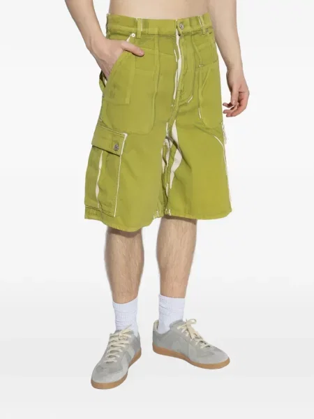 Šortky cargo Marni s potiskem zelené