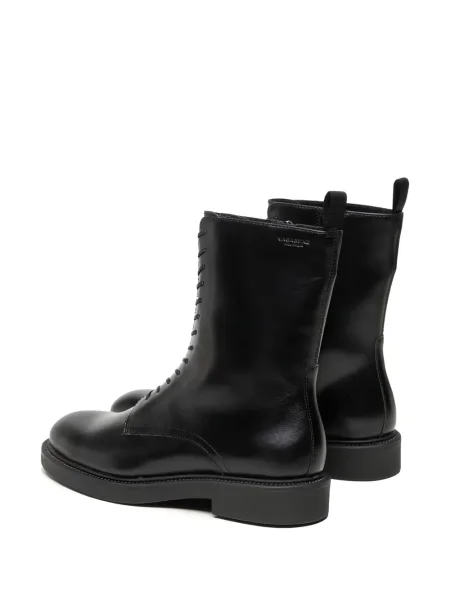 Botine Vagabond cu șireturi cu platformă din dantelă negru