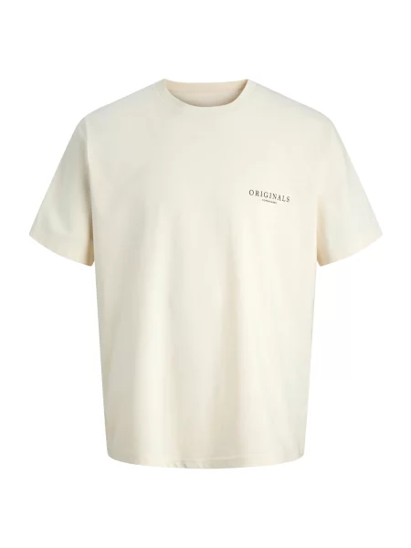 JACK & JONES Tricou JORMontauk bleumarin / galben alb