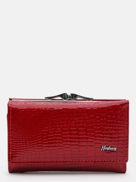 Кожаный кошелек Ricco Grande красный