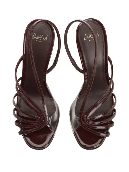 Sandale Alevì slingback maro