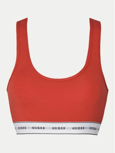Сутиен Guess с изчистен дизайн червено