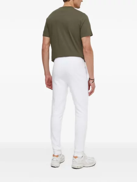 Pantaloni sport Lacoste alb