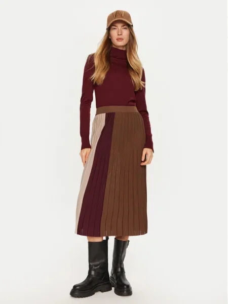 Weekend Max Mara Fustă plisată Virgin bej