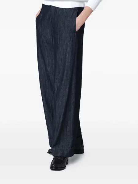 Blugi drepți 's Max Mara albastru