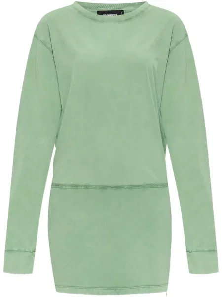 Rochie maxi Dsquared2 lungă de costum verde