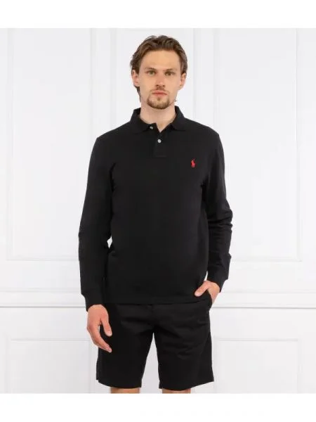 POLO RALPH LAUREN Tenisz póló | Custom slim fit fekete