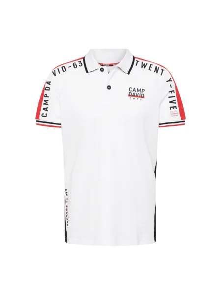 CAMP DAVID Majica mornarska / rdeča / bela