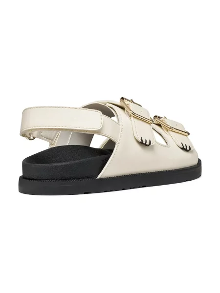 Geox sandały z odkrytą piętą SANDAL FOAMMENTERA czarne
