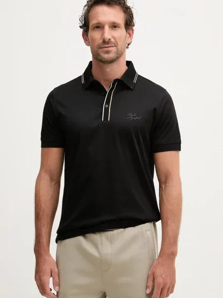 Karl Lagerfeld polo majica črna