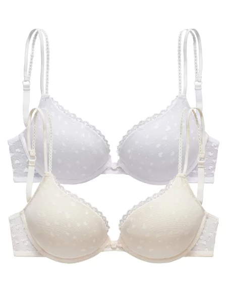 PETITE FLEUR by LASCANA Sutien crem / natural alb