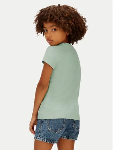 Dětské tričko Calvin Klein Jeans zelené
