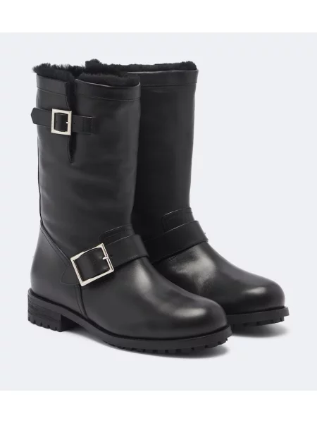 Botine Jimmy Choo din piele negru