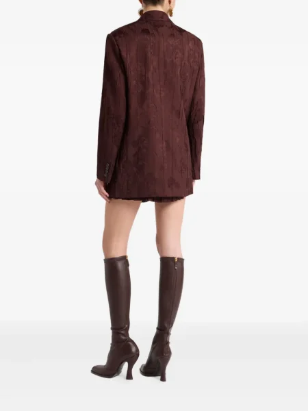 Geacă Etro cu model floral cu imagine roșu