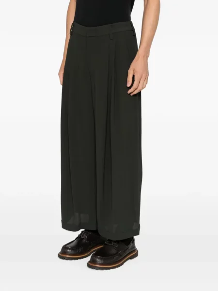 Pantaloni palazzo Ziggy Chen verde