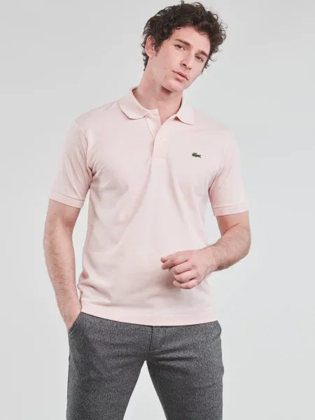Tricou polo Lacoste roz